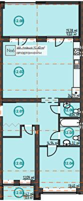 2-кімнатна 92.6 м² в ЖК Hygge Home від 27 950 грн/м², м. Ірпінь