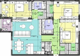 3-кімнатна 129.7 м² в ЖК Файна Таун від 53 650 грн/м², Київ