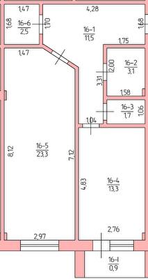 1-комнатная 58.4 м² в ЖК The Loft от 8 500 грн/м², г. Новая Каховка