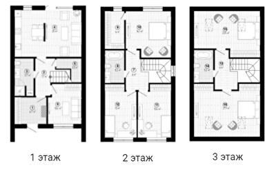 Таунхаус 178.1 м² в Таунхаус Козирна Сімка від 18 360 грн/м², с. Погреби