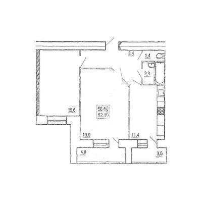 2-кімнатна 62 м² в ЖК на вул. Пирогова від 19 300 грн/м², Тернопіль