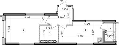 1-комнатная 37.45 м² в ЖК Оптимісто от 49 900 грн/м², с. Гатное