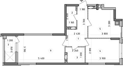 2-кімнатна 57.09 м² в ЖК Оптимісто від 49 900 грн/м², с. Гатне