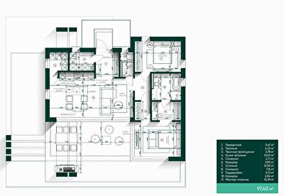 Котедж 97.4 м² в КМ Equides Villas від 170 226 грн/м², с. Лісники